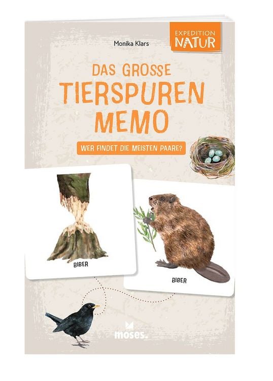 Produktbild: Das gro&szlig;e Tierspuren Memo