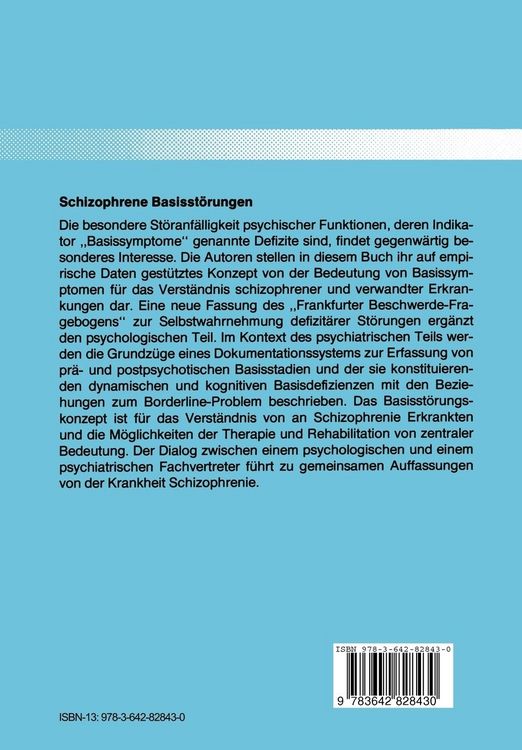 Produktbild: Schizophrene Basisst&ouml;rungen