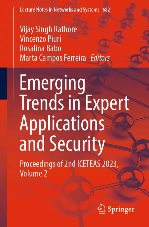Produktbild: Emerging Trends in Expert Applications and Security