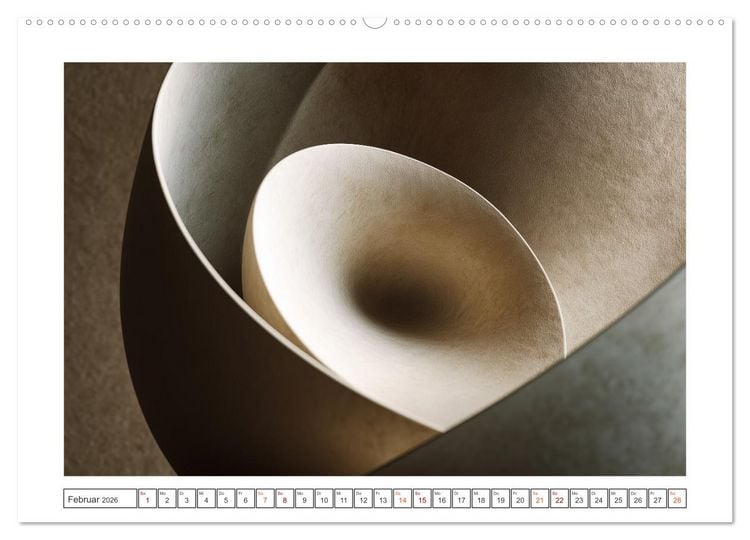 Produktbild: Zeitlose Formen (hochwertiger Premium Wandkalender 2026 DIN A2 quer), Kunstdruck in Hochglanz