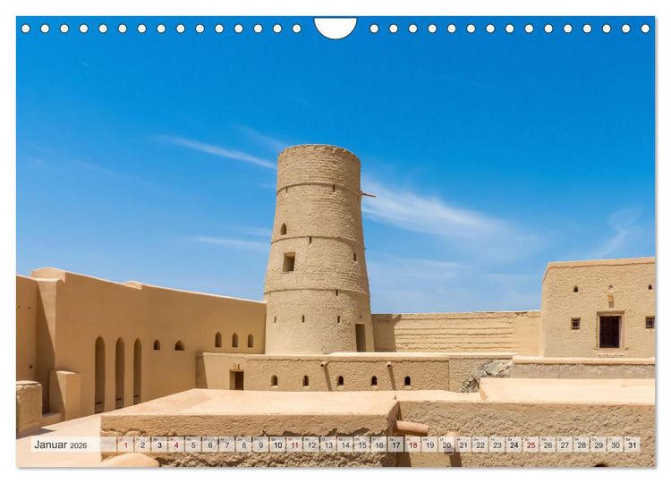 Produktbild: Oman - Historische Perle des Orients (Wandkalender 2026 DIN A4 quer), CALVENDO Monatskalender