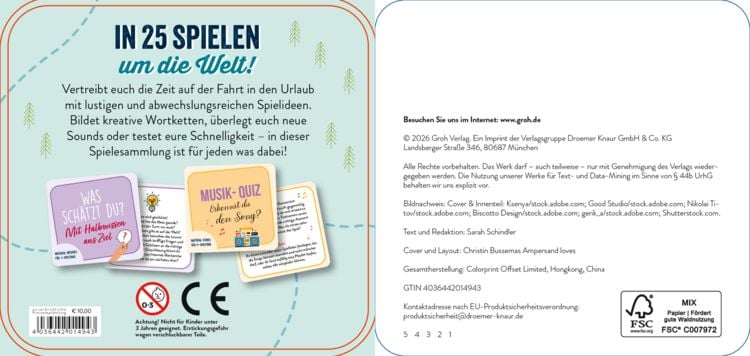 Produktbild: 25 Reise-Spiele &ndash; Roadtrip