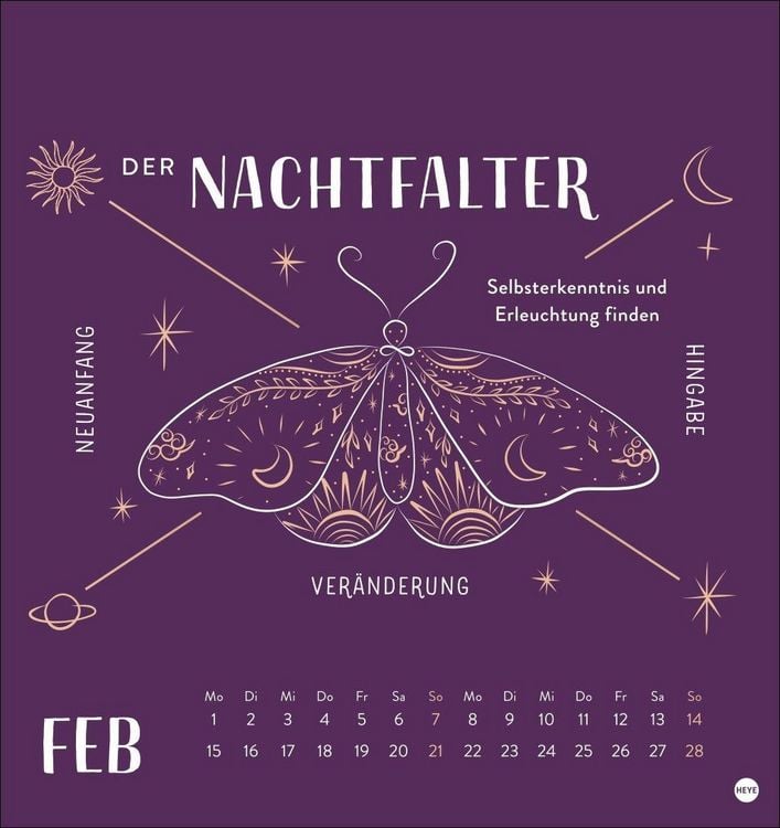 Produktbild: Krafttiere Postkartenkalender 2027