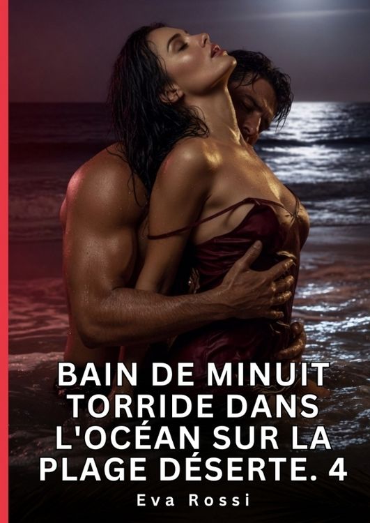 Produktbild: Bain de Minuit Torride dans l'Oc&eacute;an sur la Plage D&eacute;serte. 4