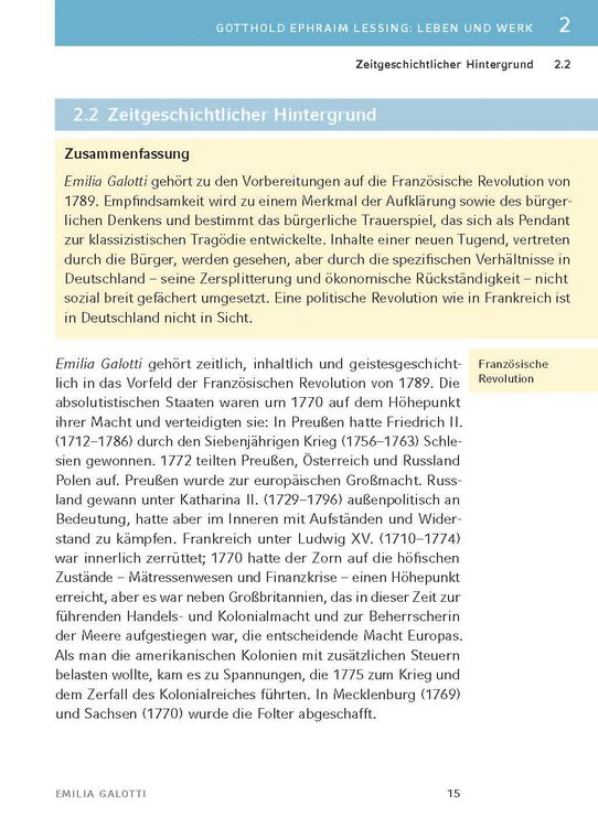 Produktbild: Emilia Galotti von Gotthold Ephraim Lessing
