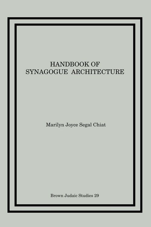 Produktbild: Handbook of Synagogue Architecture