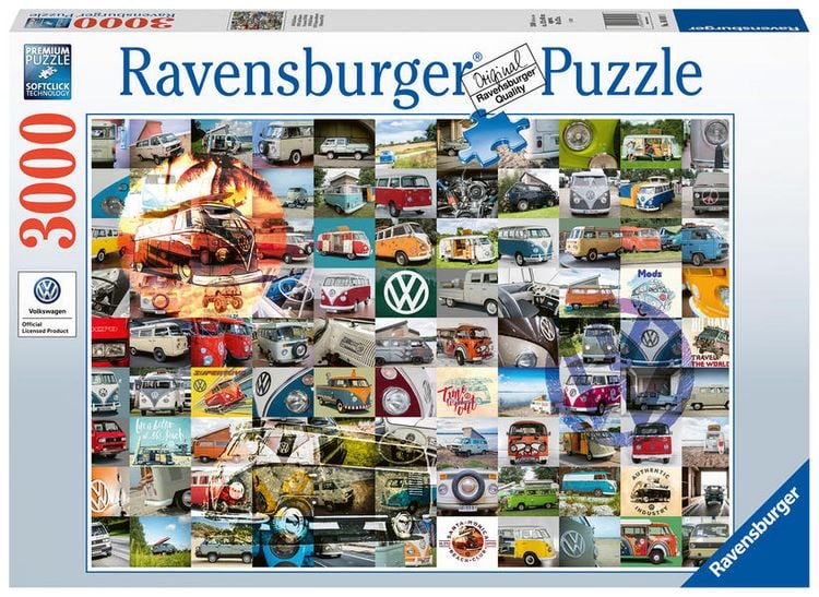 Produktbild: Puzzle Ravensburger 99 Bulli Moments 3000 Teile