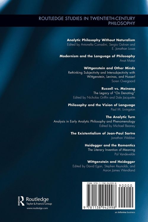 Produktbild: Wittgenstein and Heidegger
