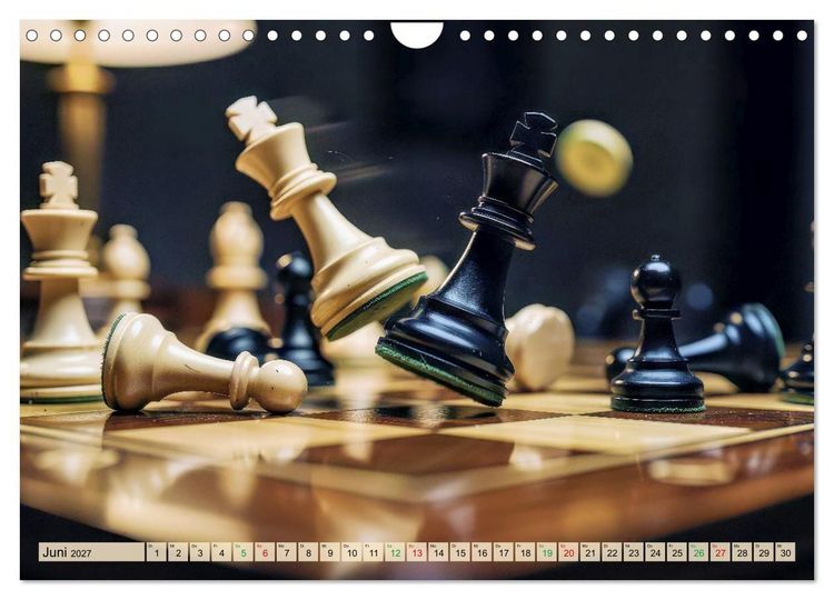 Produktbild: Strategie auf dem Schachbrett (Wandkalender 2027 DIN A4 quer), CALVENDO Monatskalender