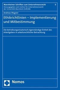 Produktbild: Ethikrichtlinien - Implementierung und Mitbestimmung