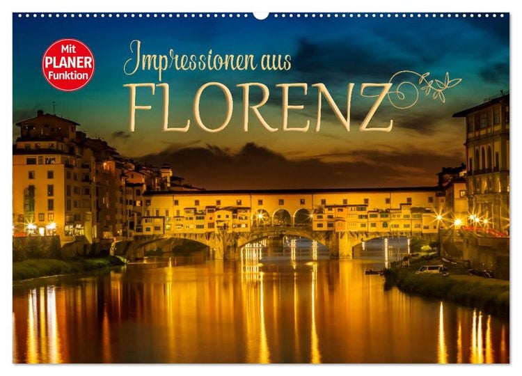Produktbild: Impressionen aus FLORENZ (Wandkalender 2026 DIN A2 quer), CALVENDO Monatskalender