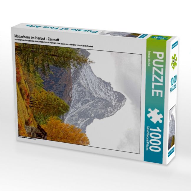 Produktbild: CALVENDO Puzzle Matterhorn im Herbst - Zermatt | 1000 Teile Lege-Gr&ouml;&szlig;e 64x48cm Foto-Puzzle f&uuml;r gl&uuml;ckliche Stunden