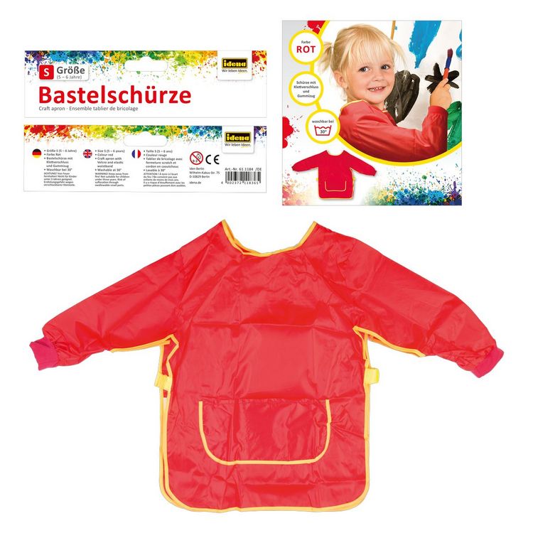 Produktbild: Idena Bastelsch&uuml;rze rot Gr&ouml;&szlig;e S