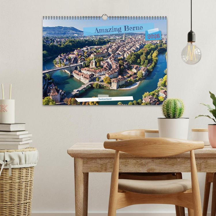 Produktbild: Amazing Berne - Switzerland (Wall Calendar 2026 DIN A3 landscape), CALVENDO 12 Month Wall Calendar