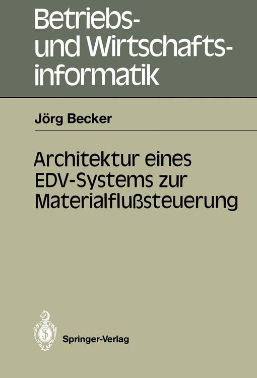 Produktbild: Architektur eines EDV-Systems zur Materialflu&szlig;steuerung