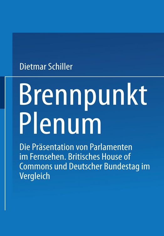 Produktbild: Brennpunkt Plenum