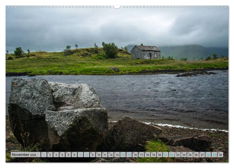Produktbild: Sommer in Norwegen (Wandkalender 2026 DIN A2 quer), CALVENDO Monatskalender