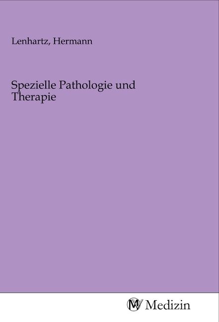Produktbild: Spezielle Pathologie und Therapie
