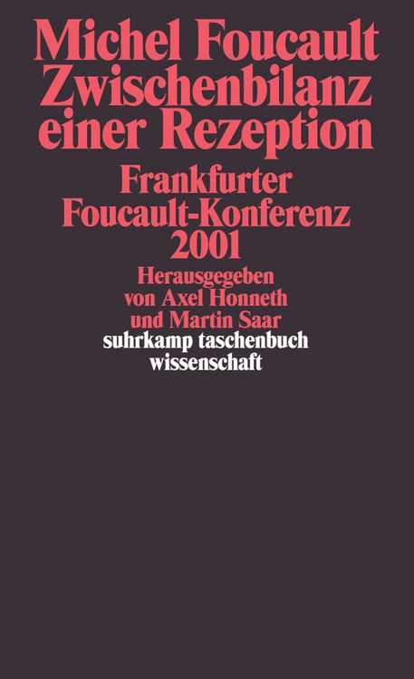 Produktbild: Michel Foucault. Zwischenbilanz einer Rezeption