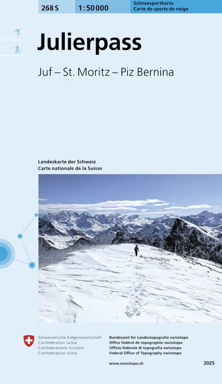 Produktbild: 268S Julierpass Schneesportkarte