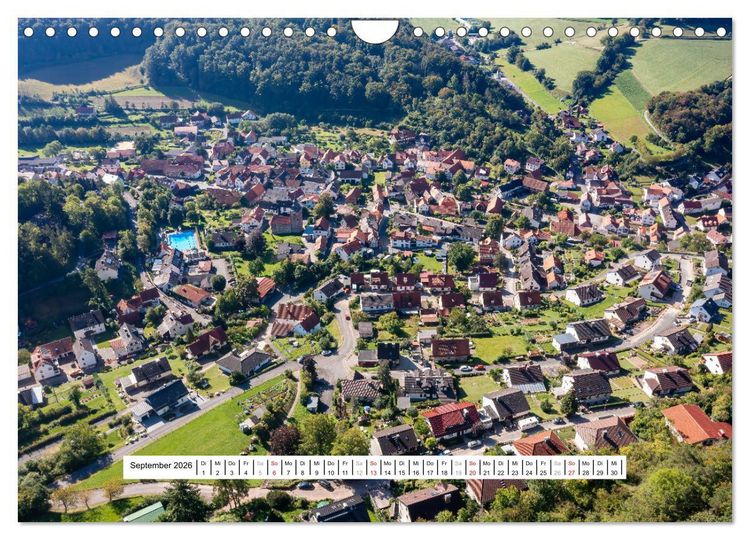 Produktbild: Die Ringgau D&ouml;rfer (Wandkalender 2026 DIN A4 quer), CALVENDO Monatskalender