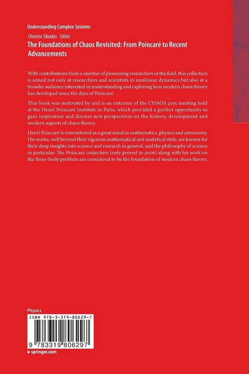 Produktbild: The Foundations of Chaos Revisited: From Poincar&eacute; to Recent Advancements