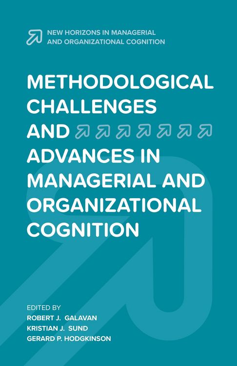 Produktbild: Methodological Challenges and Advances in Managerial and Organizational Cognition