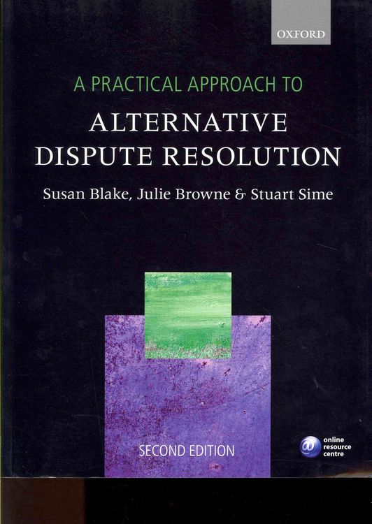 Produktbild: A Practical Approach to Alternative Dispute Resolution