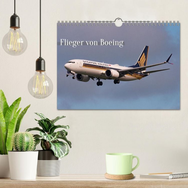 Produktbild: Flieger von Boeing (Wandkalender 2026 DIN A4 quer), CALVENDO Monatskalender