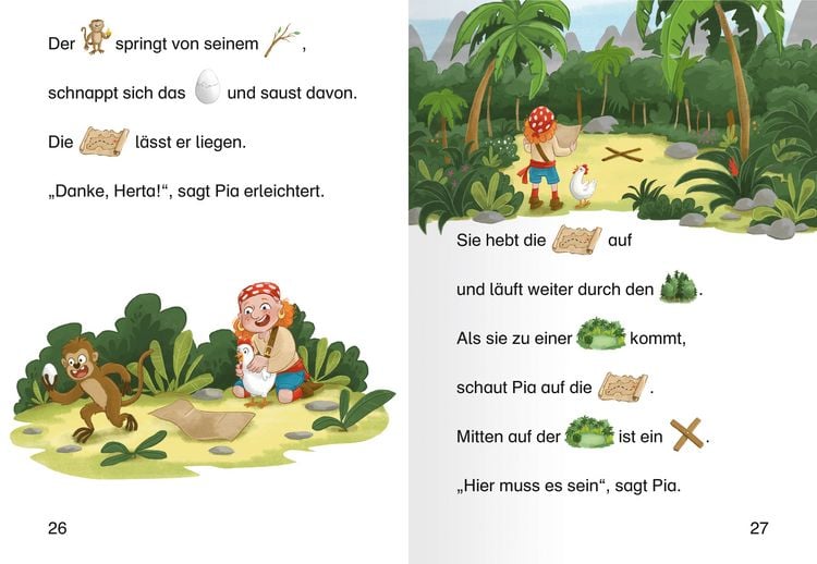 Produktbild: Leserabe Vor-Lesestufe - Piratin Pia auf Schatzsuche
