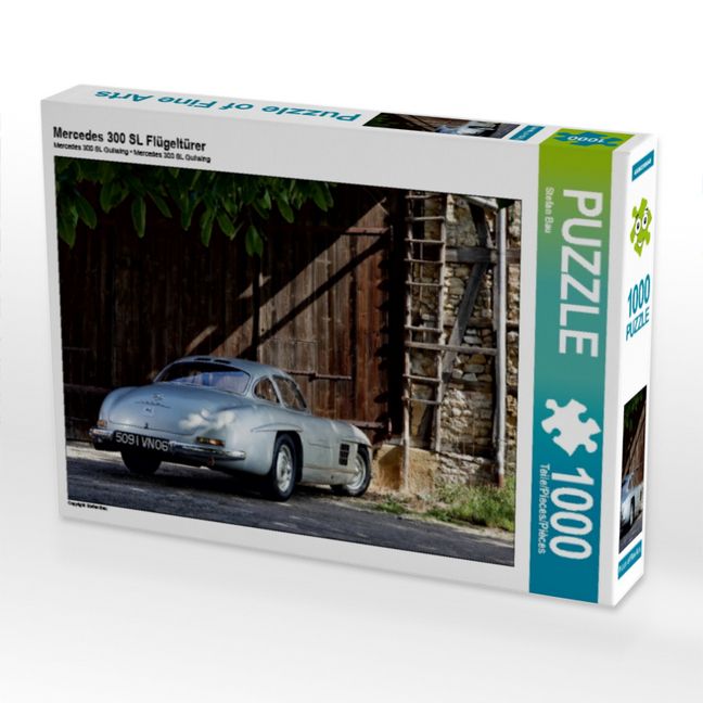 Produktbild: CALVENDO Puzzle Mercedes 300 SL Fl&uuml;gelt&uuml;rer | 1000 Teile Lege-Gr&ouml;&szlig;e 64x48cm Foto-Puzzle f&uuml;r gl&uuml;ckliche Stunden