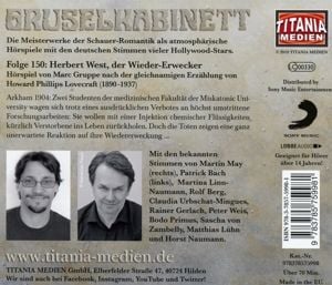 Produktbild: Gruselkabinett - Folge 150