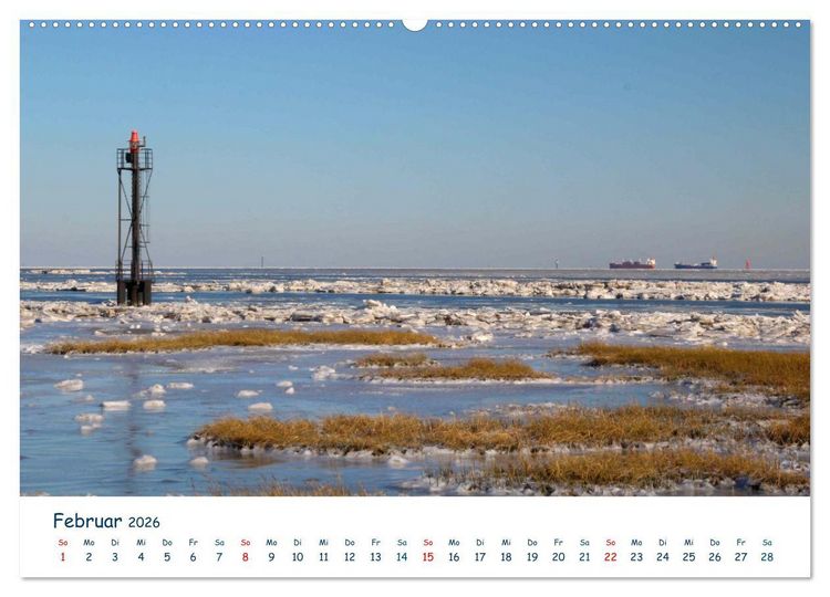 Produktbild: Butjadingen. Impressionen zwischen Jade und Nordsee (Wandkalender 2026 DIN A2 quer), CALVENDO Monatskalender