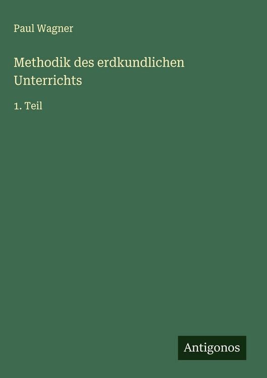 Produktbild: Methodik des erdkundlichen Unterrichts