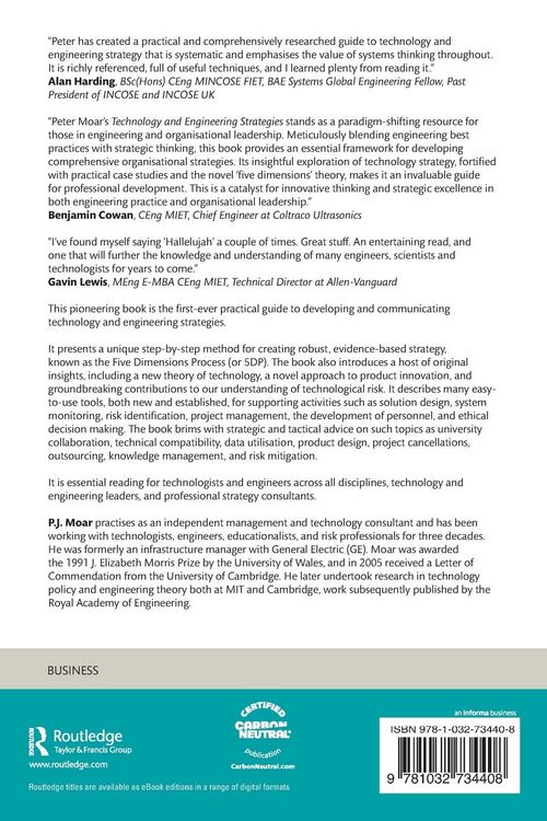 Produktbild: Technology and Engineering Strategies