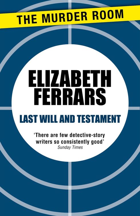 Bild vom Artikel Last Will and Testament vom Autor Elizabeth Ferrars