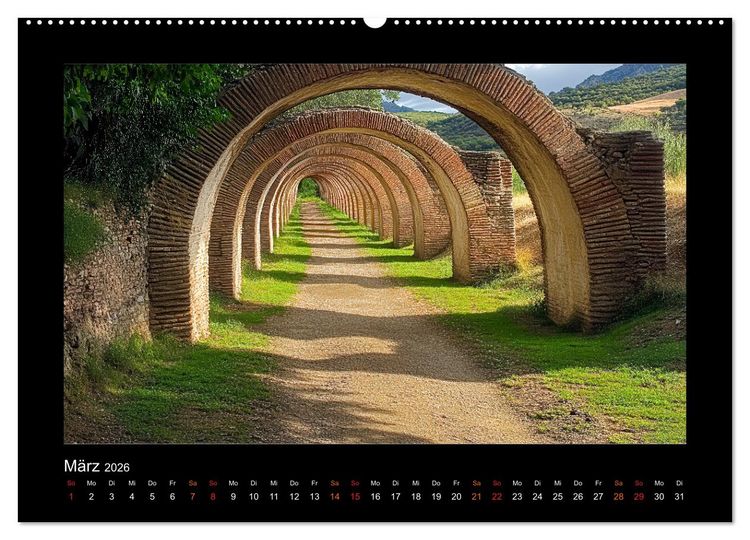 Produktbild: Geheimnisvolle Wege (hochwertiger Premium Wandkalender 2026 DIN A2 quer), Kunstdruck in Hochglanz