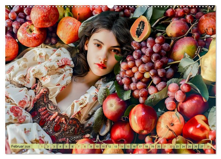 Produktbild: Obstk&ouml;nigin - Fruchtig, floral und voller Sch&ouml;nheit (hochwertiger Premium Wandkalender 2026 DIN A2 quer), Kunstdruck in Hochglanz