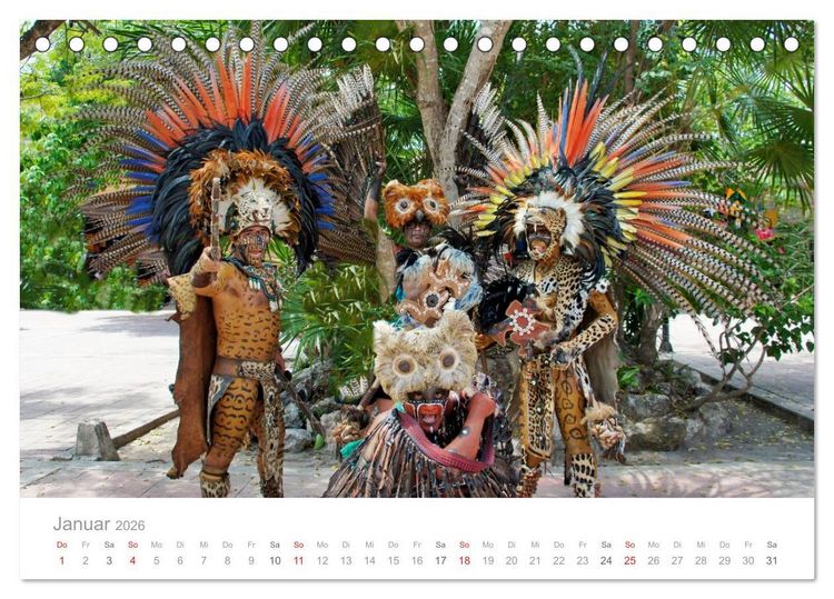 Produktbild: Tulum - Mexico (Tischkalender 2026 DIN A5 quer), CALVENDO Monatskalender