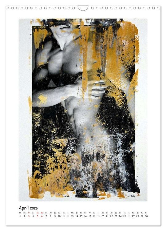 Produktbild: Overpainted ... M&auml;nner (Wandkalender 2026 DIN A3 hoch), CALVENDO Monatskalender