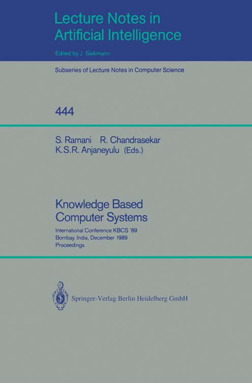 Produktbild: Knowledge Based Computer Systems
