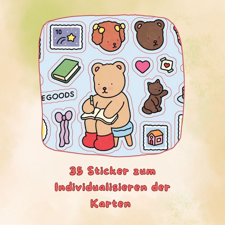 Produktbild: Bobbie Goods Postkarten Ausmalblock (offizielle deutsche Ausgabe)