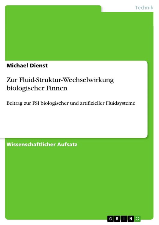 Produktbild: Zur Fluid-Struktur-Wechselwirkung biologischer Finnen