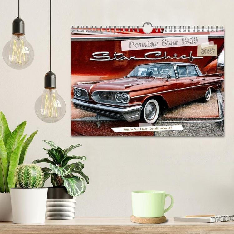 Produktbild: Pontiac Star Chief - Details voller Stil (Wandkalender 2027 DIN A4 quer), CALVENDO Monatskalender