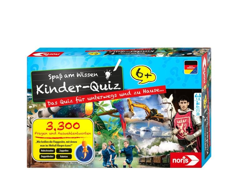 Produktbild: Kinderquiz f&uuml;r schlaue Kids blau