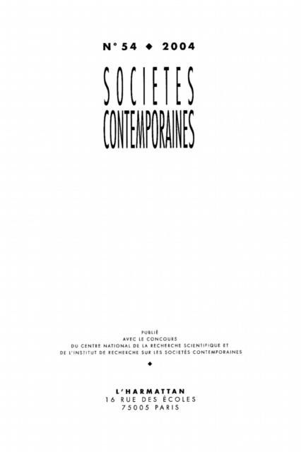 Produktbild: Societe contemporaine no. 54