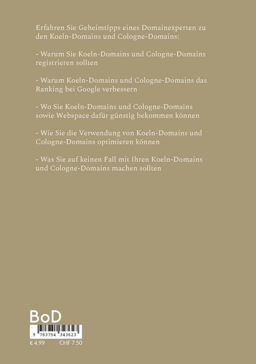 Produktbild: Warum Sie Koeln-Domains und Cologne-Domains f&uuml;r Ihre K&ouml;ln-Webseiten verwenden sollten...
