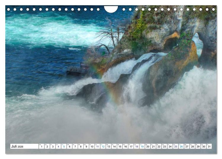 Produktbild: Gr&uuml;ezi . Landschaften in der Schweiz (Wandkalender 2026 DIN A4 quer), CALVENDO Monatskalender