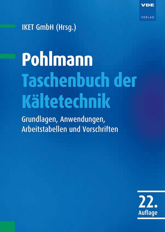 Produktbild: Pohlmann Taschenbuch der K&auml;ltetechnik