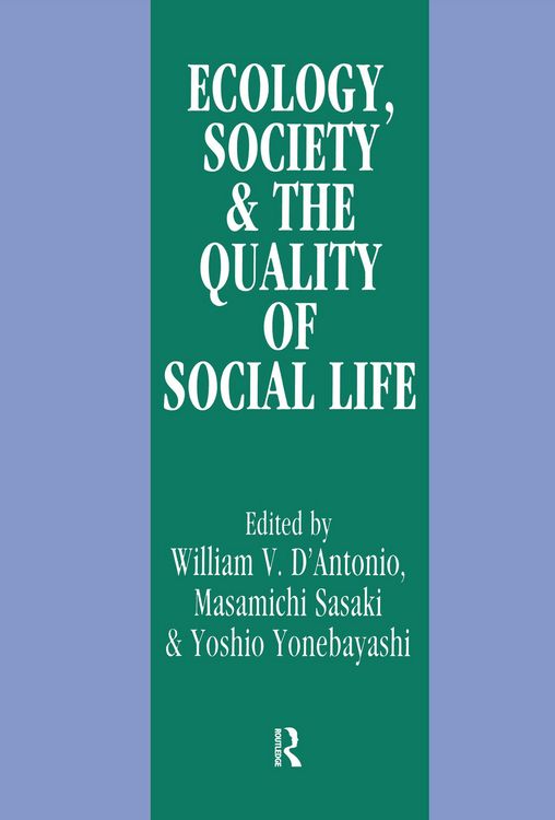 Produktbild: Ecology, World Resources and the Quality of Social Life